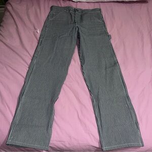 Stan Ray striped carpenter pants